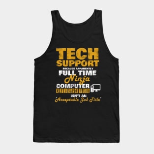 Tech Support Computer Whisperer Funny Tank Top